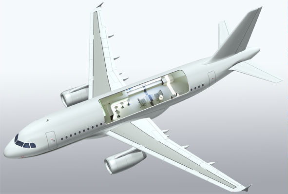 Lufthansa-Technik-Flugzeug