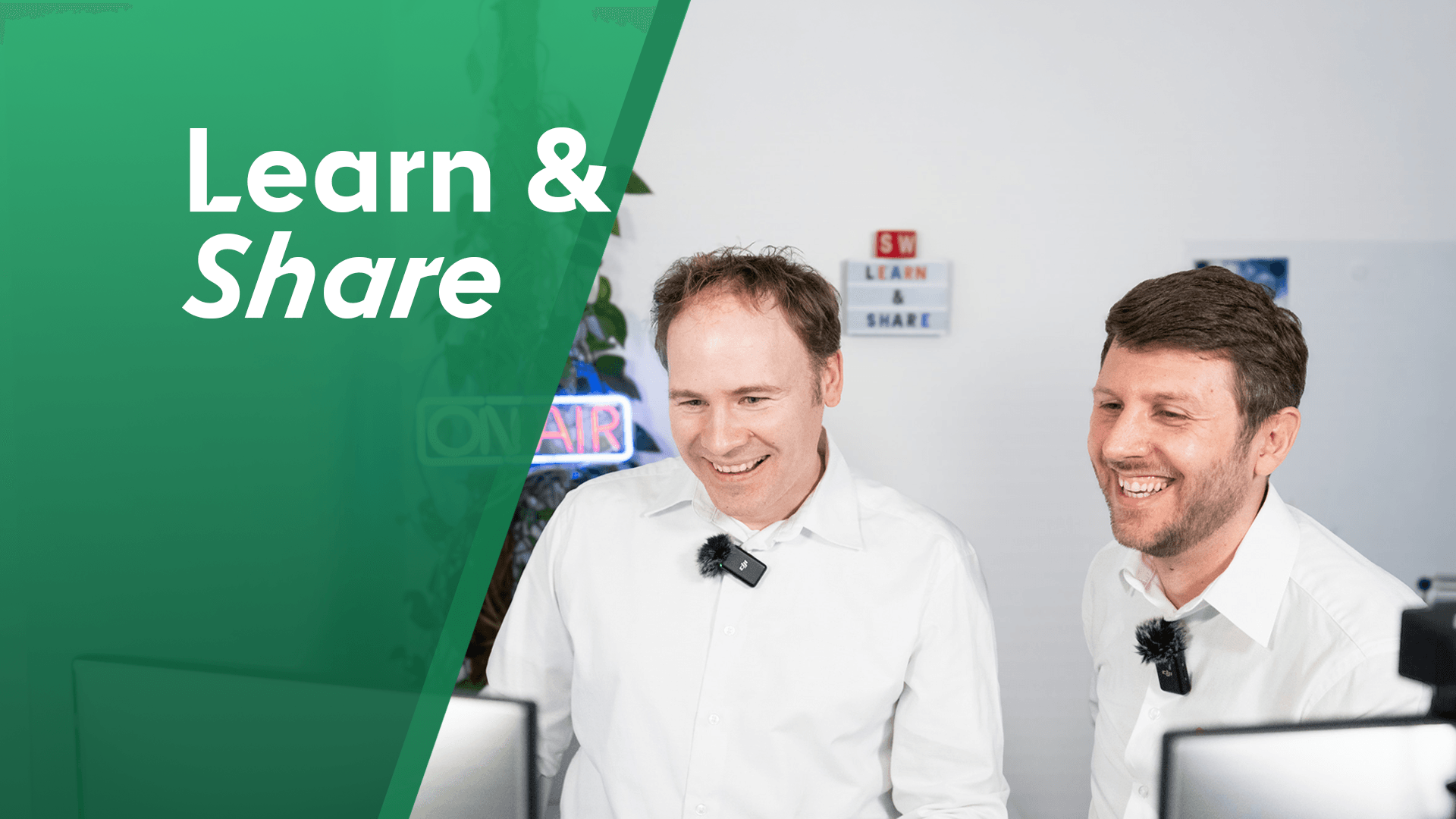 Learn & Share Webinar-Serie mit Dominik Kirschner und Shpend Murati