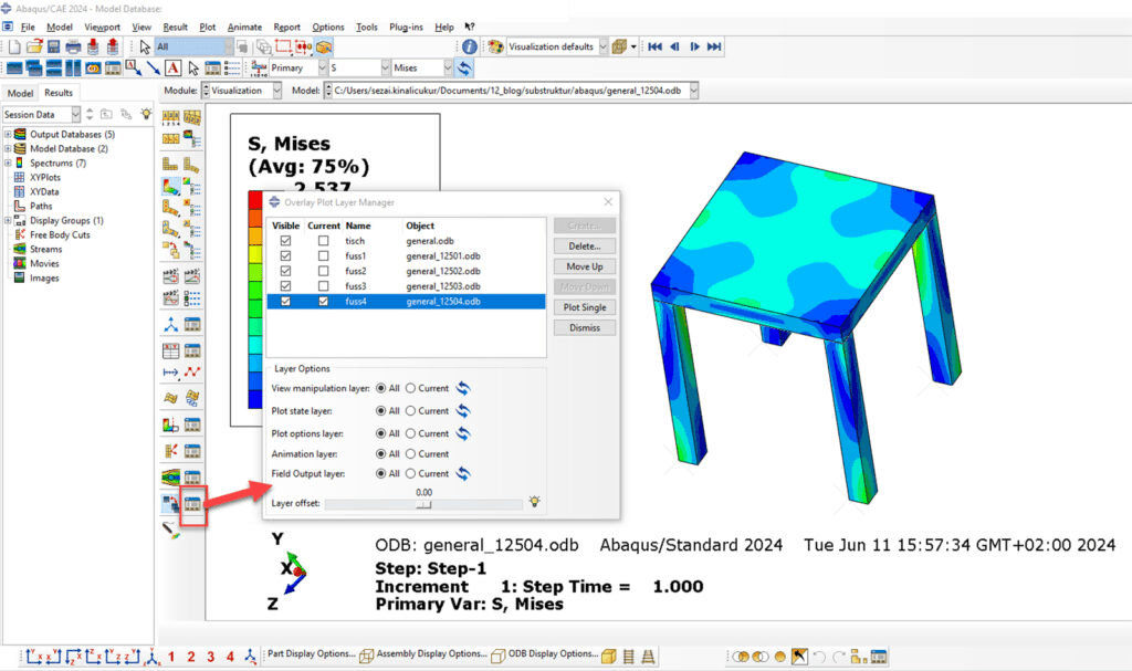 abaqus-ueberlagerung-einzelergebnisse