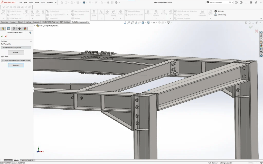 Neue Funktion – Neues Blech SolidSteel Neue Funktion zur Erstellung eines neuen Blechs in SolidSteel