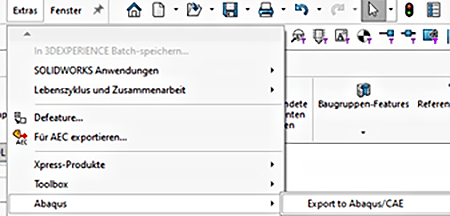 Schraubenberechnung Aktivierung Schnittstelle ABAQUS Aktivierung der Schraubenberechnung über die Schnittstelle in ABAQUS