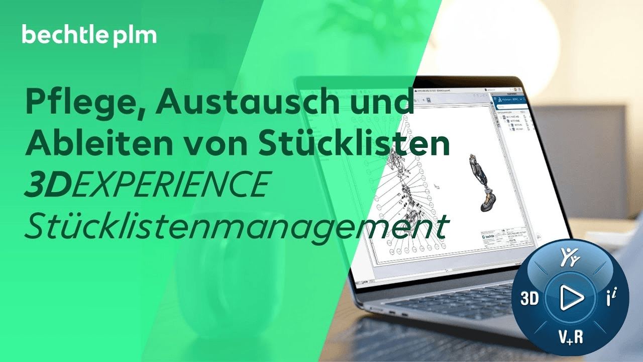 Vorschaubild zum Video über Stücklistenmanagement in 3DEXPERIENCE